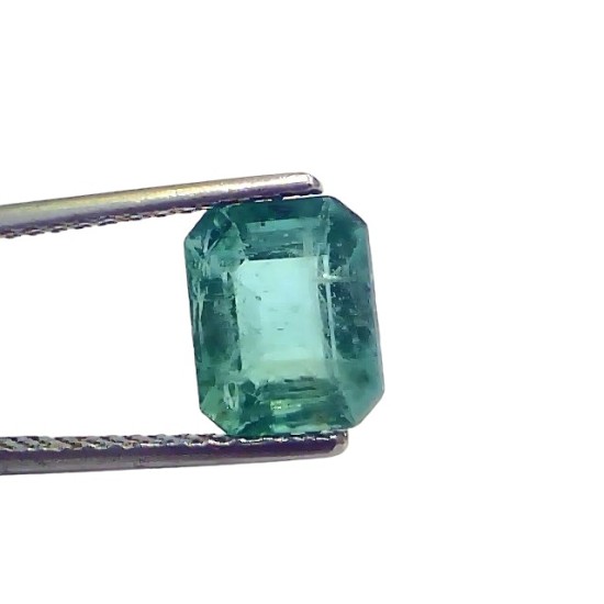 2.78 Ct GII Certified Untreated Natural Zambian Emerald Panna Gems