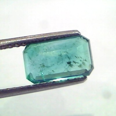 2.78 Ct IGI Certified Untreated Natural Zambian Emerald Gemstone AAA