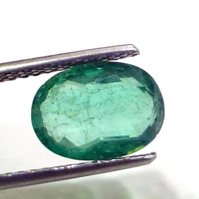 2.79 Ct GII Certified Untreated Natural Zambian Emerald Gems AAAA