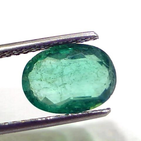 2.79 Ct GII Certified Untreated Natural Zambian Emerald Gems AAAA