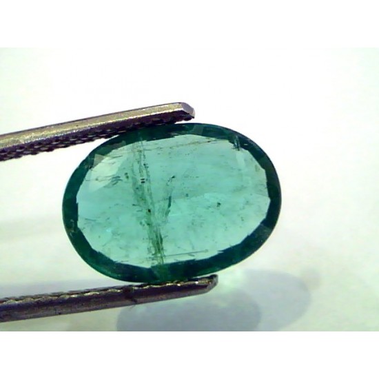 2.80 Ct Unheated Untreated Natural Zambian Emerald AAA