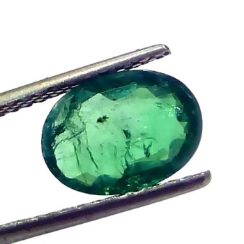 2.81 Ct GII Certified Untreated Natural Zambian Emerald Panna AAA