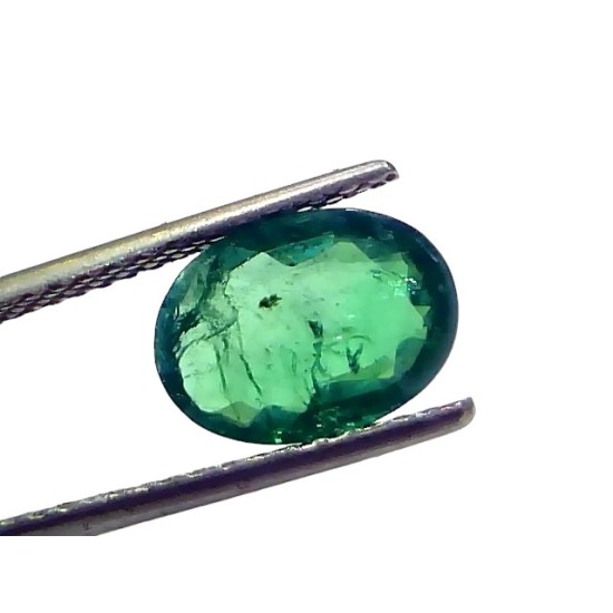 2.81 Ct GII Certified Untreated Natural Zambian Emerald Panna AAA