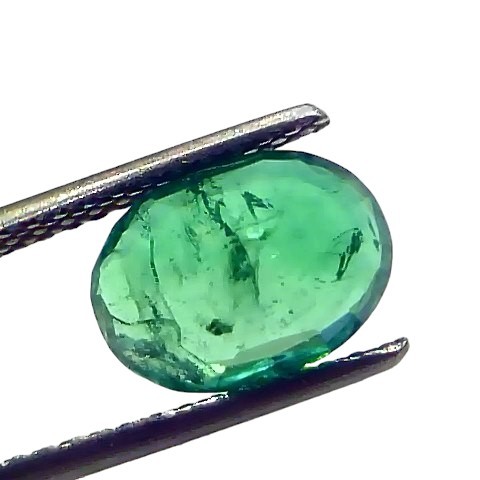2.81 Ct GII Certified Untreated Natural Zambian Emerald Panna AAA