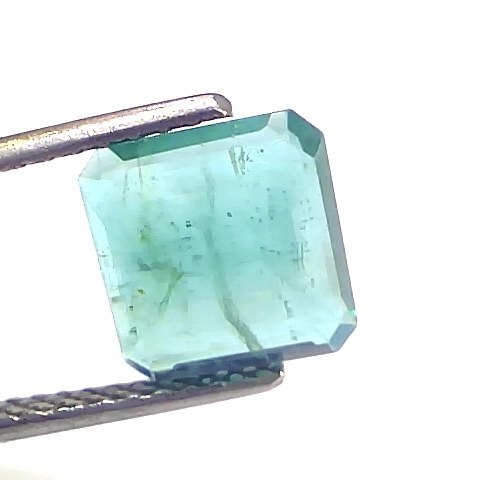 2.81 Ct GII Certified Untreated Natural Zambian Emerald Gemstone AA
