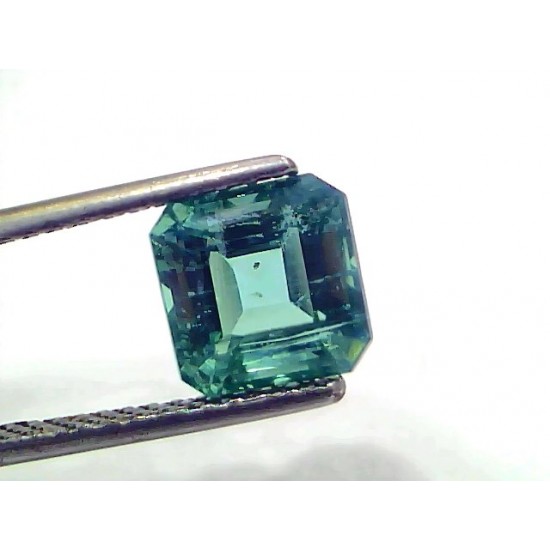 2.82 Ct GII Certified Untreated Natural Zambian Emerald Gemstone AAAAA