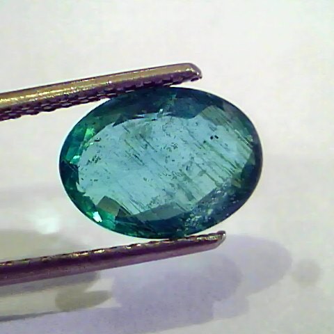2.82 Ct Untreated Natural Zambian Emerald Gemstone Panna