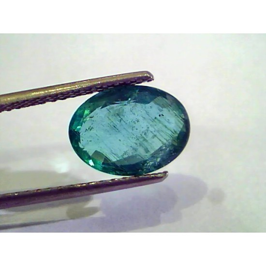 2.82 Ct Untreated Natural Zambian Emerald Gemstone Panna