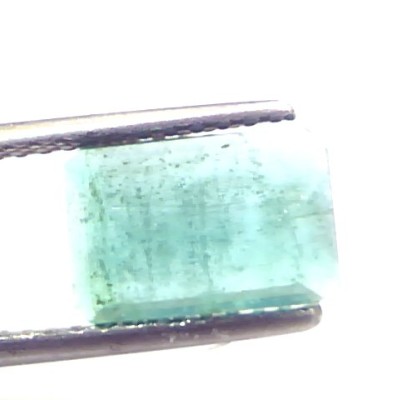 2.85 Ct Certified Untreated Natural Zambian Emerald Gemstone