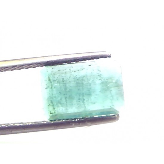 2.85 Ct Certified Untreated Natural Zambian Emerald Gemstone