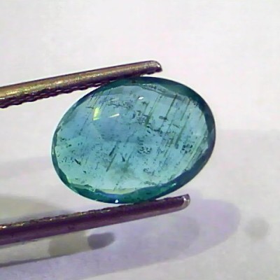 2.82 Ct Untreated Natural Zambian Emerald Gemstone Panna