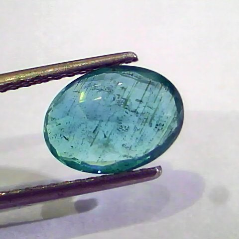 2.82 Ct Untreated Natural Zambian Emerald Gemstone Panna