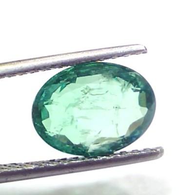 2.84 Ct GII Certified Untreated Natural Zambian Emerald Gems AAAAA