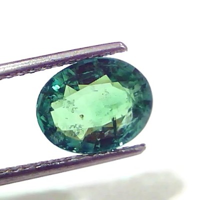 2.84 Ct IGI Certified Untreated Natural Zambian Emerald Gems AAA