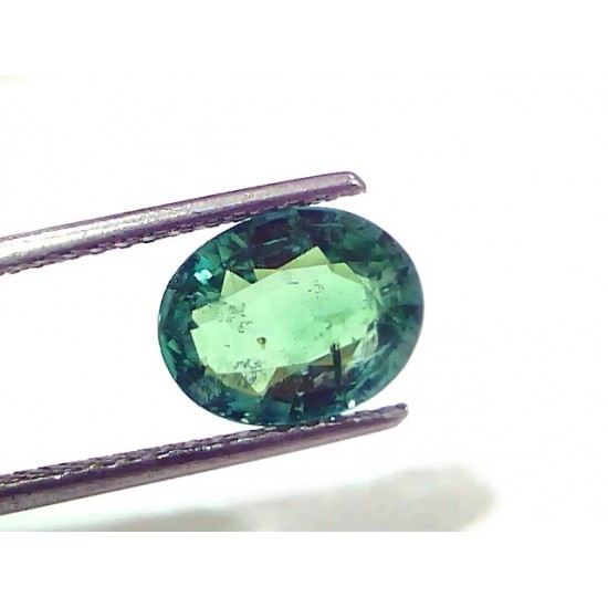 2.84 Ct IGI Certified Untreated Natural Zambian Emerald Gems AAA