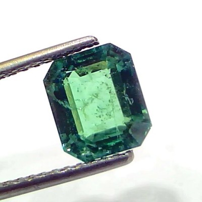 2.84 Ct IGI Certified Untreated Natural Zambian Emerald Gemstone