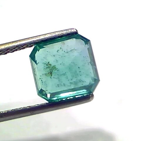 2.84 Ct GII Certified Untreated Natural Zambian Emerald Gemstone