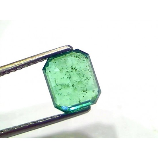 2.84 Ct IGI Certified Untreated Natural Zambian Emerald Gemstone