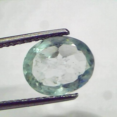 2.85 Ct GII Certified Untreated Natural Colombian Emerald Gemstone