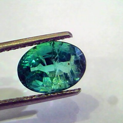 2.86 Ct Untreated Natural Zambian Emerald Gemstone Panna AA