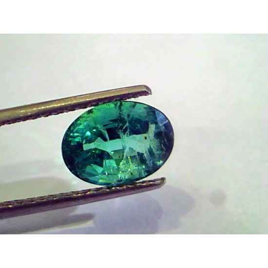 2.86 Ct Untreated Natural Zambian Emerald Gemstone Panna AA