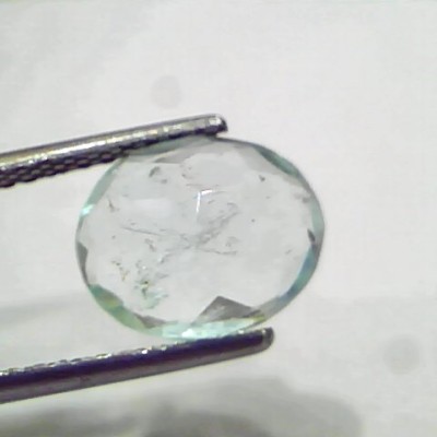 2.85 Ct GII Certified Untreated Natural Colombian Emerald Gemstone