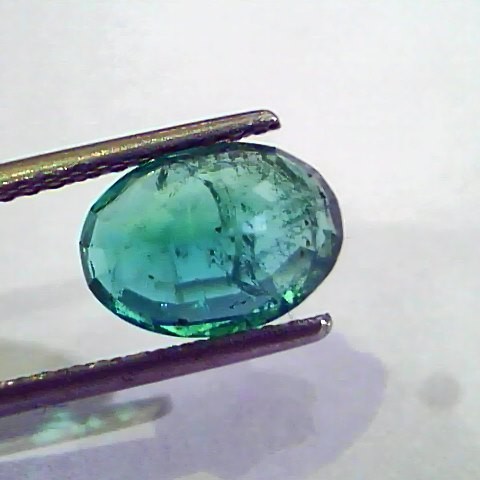 2.86 Ct Untreated Natural Zambian Emerald Gemstone Panna AA