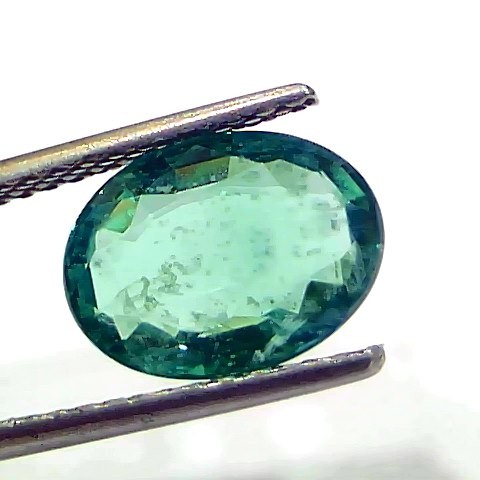 2.86 Ct IGI Certified Untreated Natural Zambian Emerald Gemstone AAA
