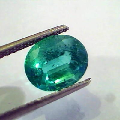 2.90 Ct Untreated Natural Zambian Emerald Gemstone Panna