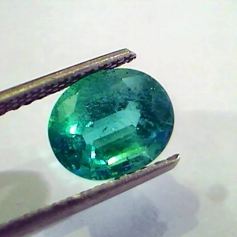 2.90 Ct Untreated Natural Zambian Emerald Gemstone Panna