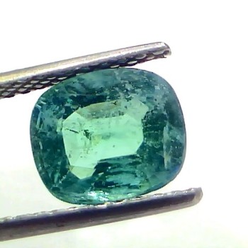2.86 Ct GII Certified Untreated Natural Zambian Emerald Panna Gems