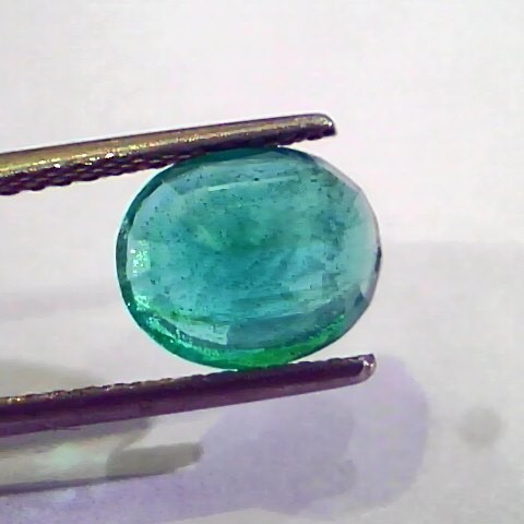 2.90 Ct Untreated Natural Zambian Emerald Gemstone Panna