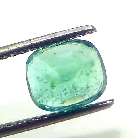 2.86 Ct GII Certified Untreated Natural Zambian Emerald Panna Gems