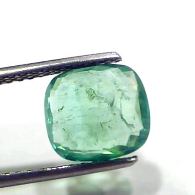 2.87 Ct GII Certified Untreated Natural Zambian Emerald Gems AAA