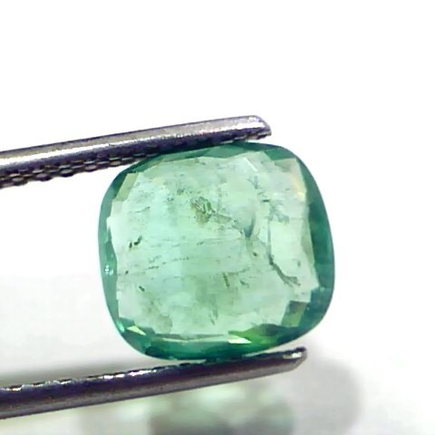2.87 Ct GII Certified Untreated Natural Zambian Emerald Gems AAA
