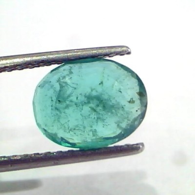 2.88 Ct Untreated Natural Zambian Emerald Gemstone Panna AAA