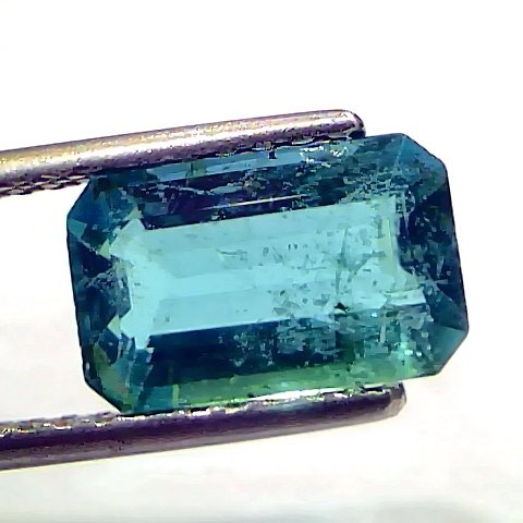 2.89 Ct GII Certified Untreated Natural Zambian Emerald Gemstone AAA