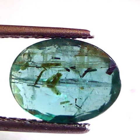 2.92 Ct Untreated Natural Zambian Emerald Panna Mercury Gemstone