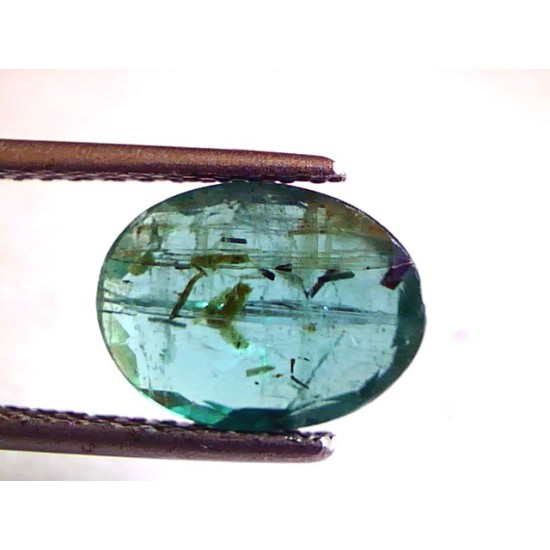 2.92 Ct Untreated Natural Zambian Emerald Panna Mercury Gemstone