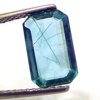 2.92 Ct Certified Untreated Natural Zambian Emerald Gemstone Panna