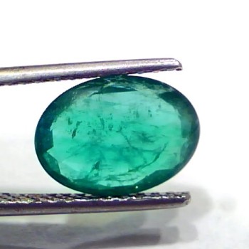 2.90 Ct GII Certified Untreated Natural Zambian Emerald Gems AAAA