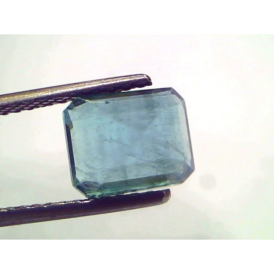 2.90 Ct Certified Untreated Natural Zambian Emerald Gemstone Panna
