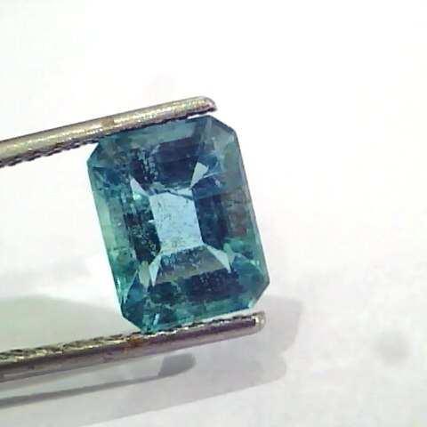 2.96 Ct Untreated Natural Zambian Emerald Gemstone Panna AAA