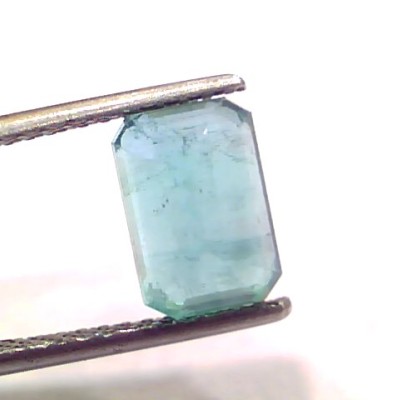 2.91 Ct GII Certified Untreated Natural Zambian Emerald Gemstone