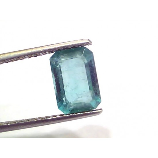 2.91 Ct GII Certified Untreated Natural Zambian Emerald Gemstone