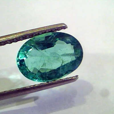 2.92 Ct Untreated Natural Zambian Emerald Gemstone Panna