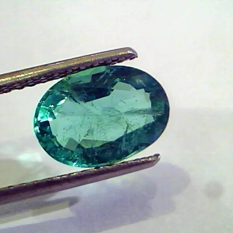 2.92 Ct Untreated Natural Zambian Emerald Gemstone Panna