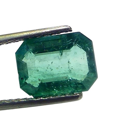 2.92 Ct GII Certified Untreated Natural Zambian Emerald Panna Gemstone 2.92 Ct GII Certified Untreated Natural Zambian Emerald Panna Gemstone