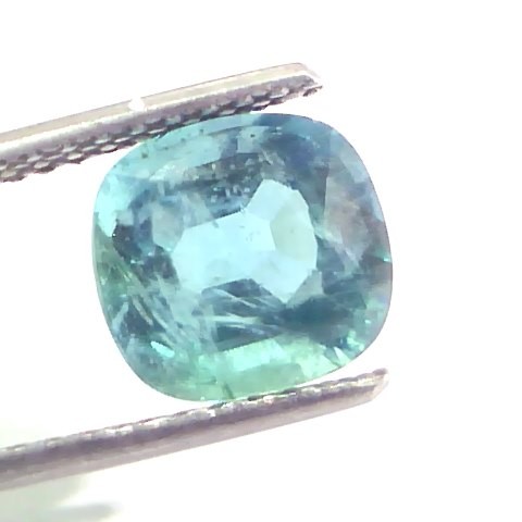 2.92 Ct Untreated Natural IGI Certified Zambian Emerald Gemstone AA