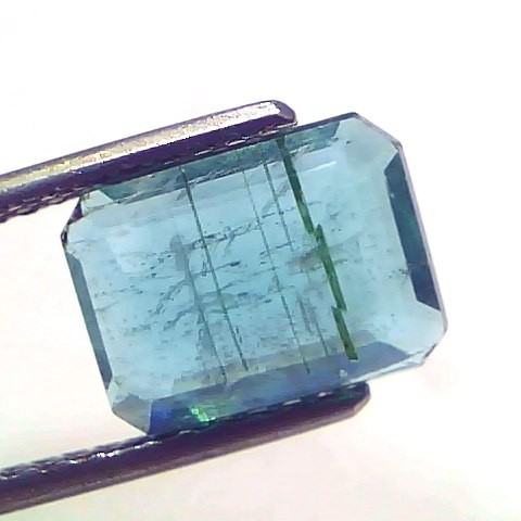 2.92 Ct Certified Untreated Natural Zambian Emerald Gemstone Panna